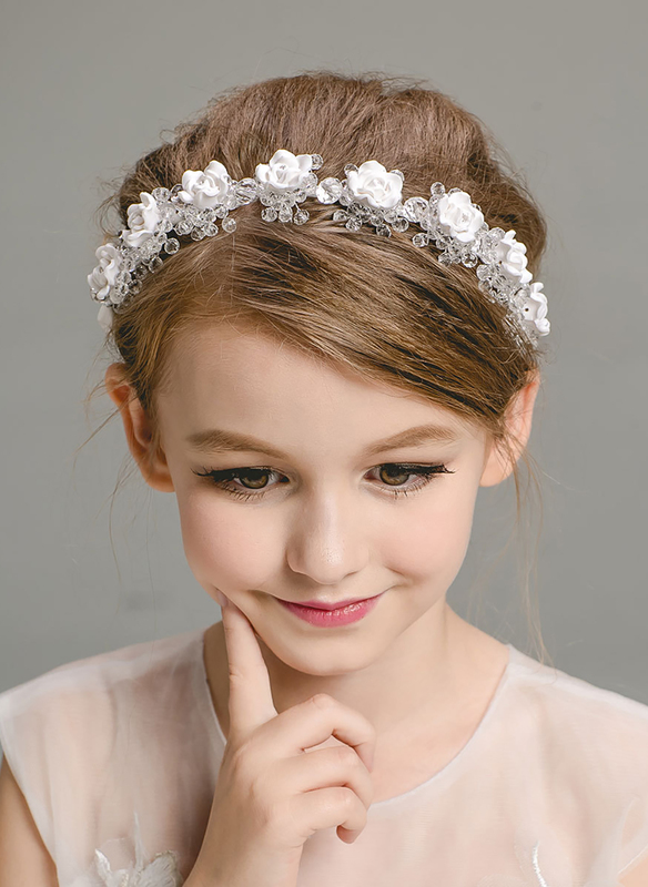 Flower Girl Alloy Headbands