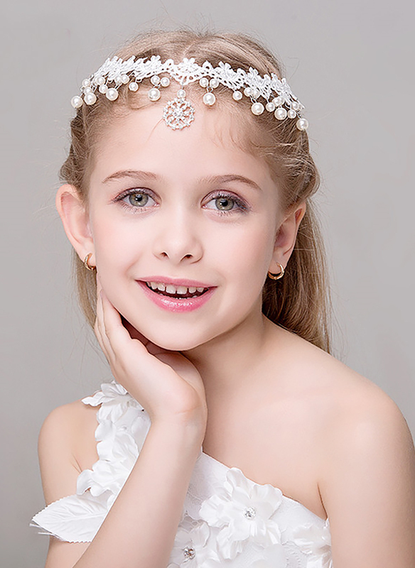Flower Girl Alloy Headbands