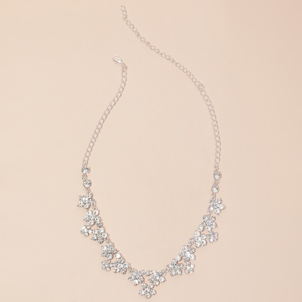 Ladies' Gorgeous Alloy With Irregular Rhinestone Jewelry Sets